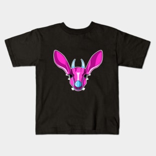 cute pinky mountain gazelle face Kids T-Shirt